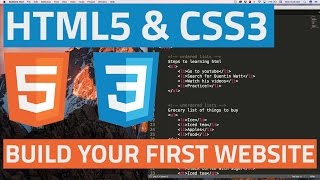 HTML5 and CSS3 beginner tutorial 2  Creating your first website [upl. by Juan996]