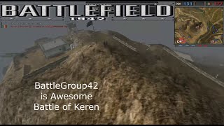 BattleGroup42 BG42 Mod  Battle of Keren Battlefield 1942 Singleplayer [upl. by Sidnak]