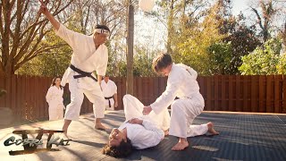 Robby vs Miguel Fight Scene  Fight For Captainship 4K UHD  Cobra Kai Season 6  ClipsVerse [upl. by Keisling]