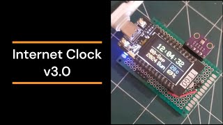 Internet Clock 30  Adding Environmental sensor [upl. by Suoilenroc]