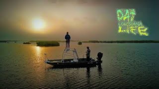 Louisiana Marsh Fishing  Catch amp Cook  Blackened Redfish [upl. by Annahc]