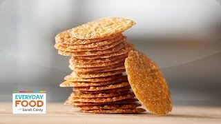 Lacy Almond Cookies  Everyday Food with Sarah Carey [upl. by Feola]