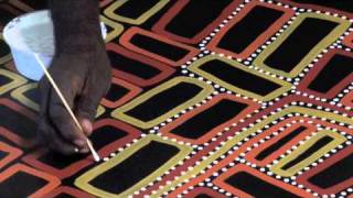 Aboriginal Artist Walala Tjapaltjarri 0949 [upl. by Annaujat]