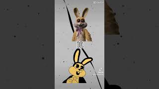 lucky the rabbit vs lucky the ink rabbit JoeyDrewStudios GlowstickEntertainment [upl. by Leinahtam894]