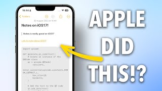 Notes is AMAZING in iOS 17  Heres EVERYTHING Apple added [upl. by Salangia]