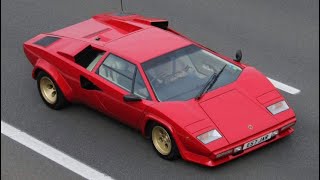 Lamborghini Countach Euro Tour part 1 We visit Bugatti amp then go find a derestricted Autobahn [upl. by Orit]