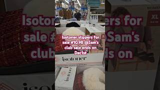 Isotoner slippers for sale 1098 ‎samsclub sale ends on Dec1st shorts samsclub slippers [upl. by Shaine]