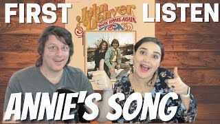 JOHN DENVER  Annies Song  FIRST TIME COUPLE REACTION  Heartfelt piece we really enjoyed [upl. by Eerrehc]