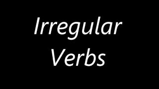 Irregular Verbs  Pronunciation  Sentences  Meaning [upl. by Uyekawa]