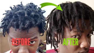 HOW TO GET FREEFORM DREADS CONS OF WASHING HAIR [upl. by Hannad]