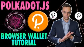 Polkadot JS Wallet Tutorial Polkadot Web Browser Extension [upl. by Nnahtur]