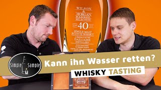 Dailuaine 40 Jahre Wilson amp Morgan Barrel Selection Whisky Tasting  Simple Sample [upl. by Gersham]