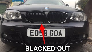 Installing BMW M2 Kidney Grilles On A 1 series E88 E87 E82 E81 1M [upl. by Ahrendt]