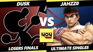 4o4 Weekly 24 LOSERS FINALS  Dusk Game amp Watch Vs Jahzz0 Sonic Ryu Smash Ultimate  SSBU [upl. by Odraboel]