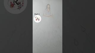 Part 1💕ArtistRM subscribe1000k millionviews lehenga trendingshorts painting Pinklover [upl. by Neumann]