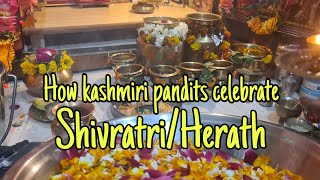 How kashmiri pandits celebrate shivratri  Herath celebration  Shivratri Vlog  Highontrips [upl. by Tatia528]