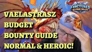 How to beat Vaelastrasz on a BUDGET Hearthstone Mercenaries Normal and HEROIC bounty guide [upl. by Opaline]