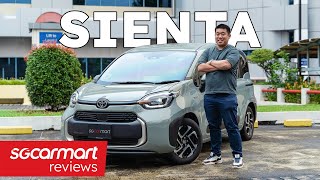 2022 Toyota Sienta Hybrid 15 Elegance  Sgcarmart Reviews [upl. by Arratoon]