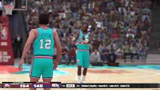 NBA 80s All Stars vs NBA 90s All Stars NBA 2K24 GOAT Tournament [upl. by Poppas]