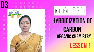 Hybridization of Carbon  Organic Chemistry [upl. by Cosme419]