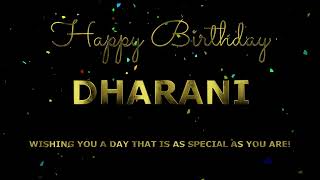 Happy Birthday Dharani [upl. by Amelina]