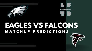 Eagles vs Falcons Matchup Predictions [upl. by Yortal738]