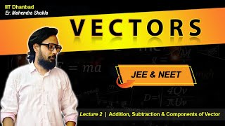 Vector  Lecture 2  for IIT and NEET exams  By Mahendra sir [upl. by Pontus]