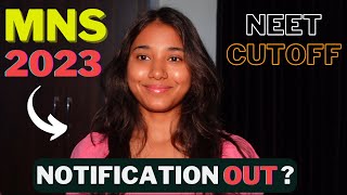 MNS Application 2023  MNS NEET Cutoff 2023  MNS BSc Nursing Admission through NEET [upl. by Madelin555]