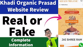 Khadi Organic Prasad Real or Fake  Khadi Organic Prasad Unboxing  Khadi Organic Prasad Review [upl. by Enneyehc]