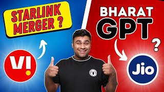 Starlink Merger With Vi  Bharat GPT  Telco Masala [upl. by Acnairb628]