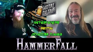 Joacim Cans of HAMMERFALL Talks Epic First Australian Tour Chuck Schuldiner Memories amp More [upl. by Lynden]