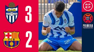 RESUMEN PrimeraFederación  CD Atlético Baleares 32 FC Barcelona Atlètic  Grupo 2  Jornada 7 [upl. by Noslien]