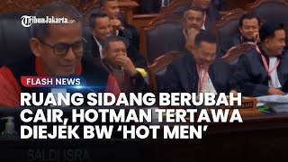 MEMANAS Hotman Paris Diejek Kuasa Hukum Amin Hot Men Hakim MK amp Peserta Sidang Sontak Tertawa [upl. by Dosia549]