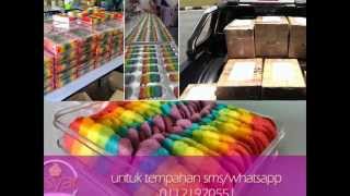 Rainbow Cookies Amsyarbaker biskut lidah kucing [upl. by Suravart]