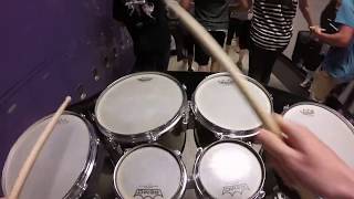 Battlefield Drumline Pep Rally Quad Cam [upl. by Lita]