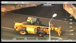 Digger rampage in Nottinghamshire Madness [upl. by Yelrebmik]