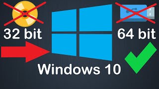 Как перейти с 32 bit на 64 bit Windows 10 без флешки или диска и без потери данных [upl. by Hannej]