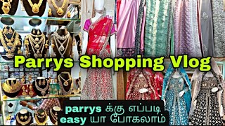 Parrys Corner Shopping vlog Latest kurthis Lehanga Saree Collections Madhus MMM vLogs [upl. by Uwkuhceki903]