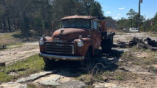 Will it run after 20 plus years 1953 gmc 1 ton truck [upl. by Edualc503]