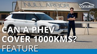 2023 Mitsubishi Outlander PHEV Range Test  Can this plugin hybrid SUV cover 1000km [upl. by Pavkovic]