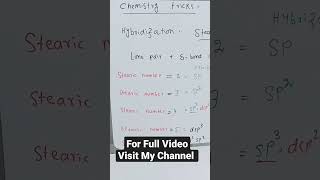 Hybridization chemistry class 11 Hybridization Trick hybridization [upl. by Koziara]