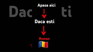 Dacă ești Roman apasă steagul României [upl. by Atrebor]