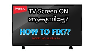 Impex LED tv no picture repair Malayalam videoFixwithmetm3zp [upl. by Eimirej792]