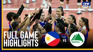 PHI vs POWERFUL DAEGU  FULL GAME HIGHLIGHTS  SERVE SPIKE UNITE EXHIBITION MATCH  JUNE 7 2024 [upl. by Islean]