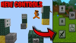 Mcpe Parkour On New Bedrock Touch Controls Map Download [upl. by Burrus978]