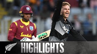 Ferguson 521 Pollard 75 in Eden Park Thriller  BLACKCAPS v West Indies  KFC T20I 1 2020 [upl. by Naened770]