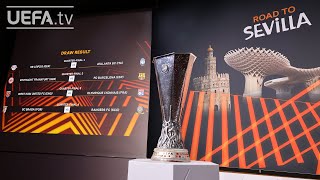 202122 UEFA Europa League quarterfinal and semifinal draw [upl. by Leinadnhoj]