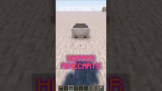 HOPPER MINECARTS can be LOCKED with ACTIVATOR RAILS  Redstone with PsiVolt minecraft redstone [upl. by Eellek]