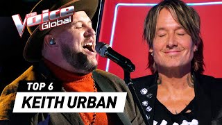 Best KEITH URBAN Blind Auditions on The Voice [upl. by Penthea457]