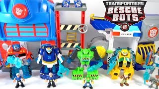 Transformers Rescue Bots Full Collection Energize Protect Griffin Rock Heatwave Chase Boulder Blades [upl. by Vacuva48]